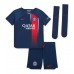 Lacne Dětský Futbalové dres Paris Saint-Germain Achraf Hakimi #2 2023-24 Krátky Rukáv - Domáci (+ trenírky)
